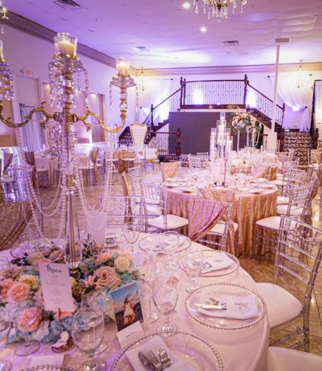 Colorful quinceañera celebration designed by Alegria Gardens, showcasing vibrant decorations and festive atmosphere.